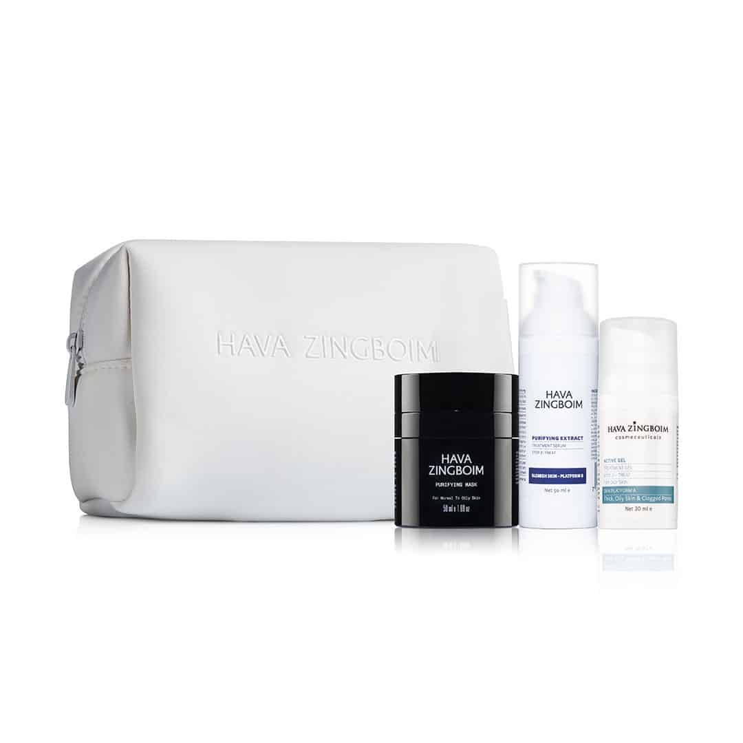 ערכת פיוריפיינג אקנה עור שמן חוה זינגבוים